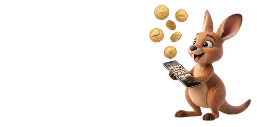 Kangaroo with coins